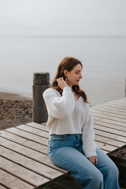 Boucle d'oreille Lunéa 🌙