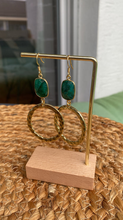 Boucles Émeraude Royale 🌌