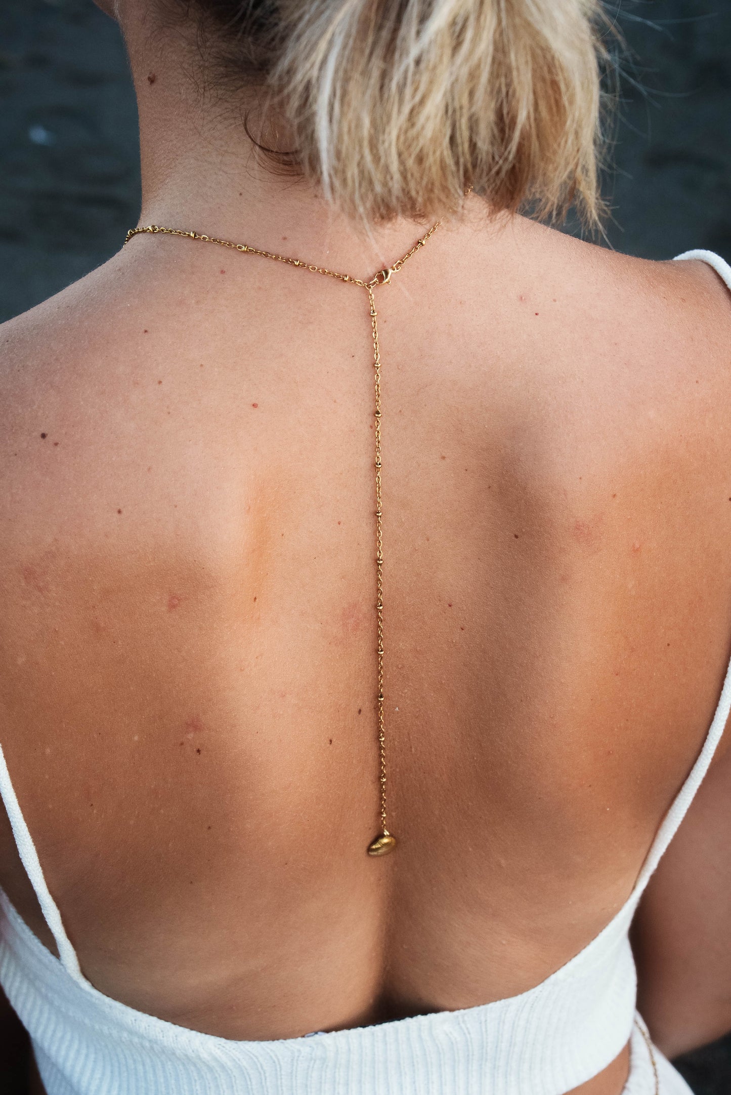 Collier "Nacre & Coquillage doré" 🐚