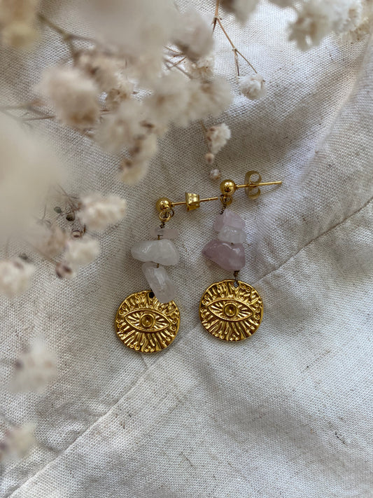 Boucles Isis Rose 🔮