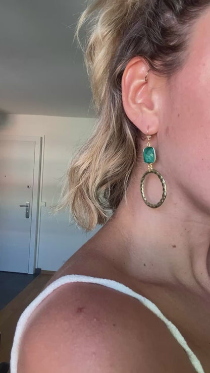Boucles Émeraude Royale 🌌