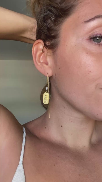 Boucles d’oreilles Iris 👁✨